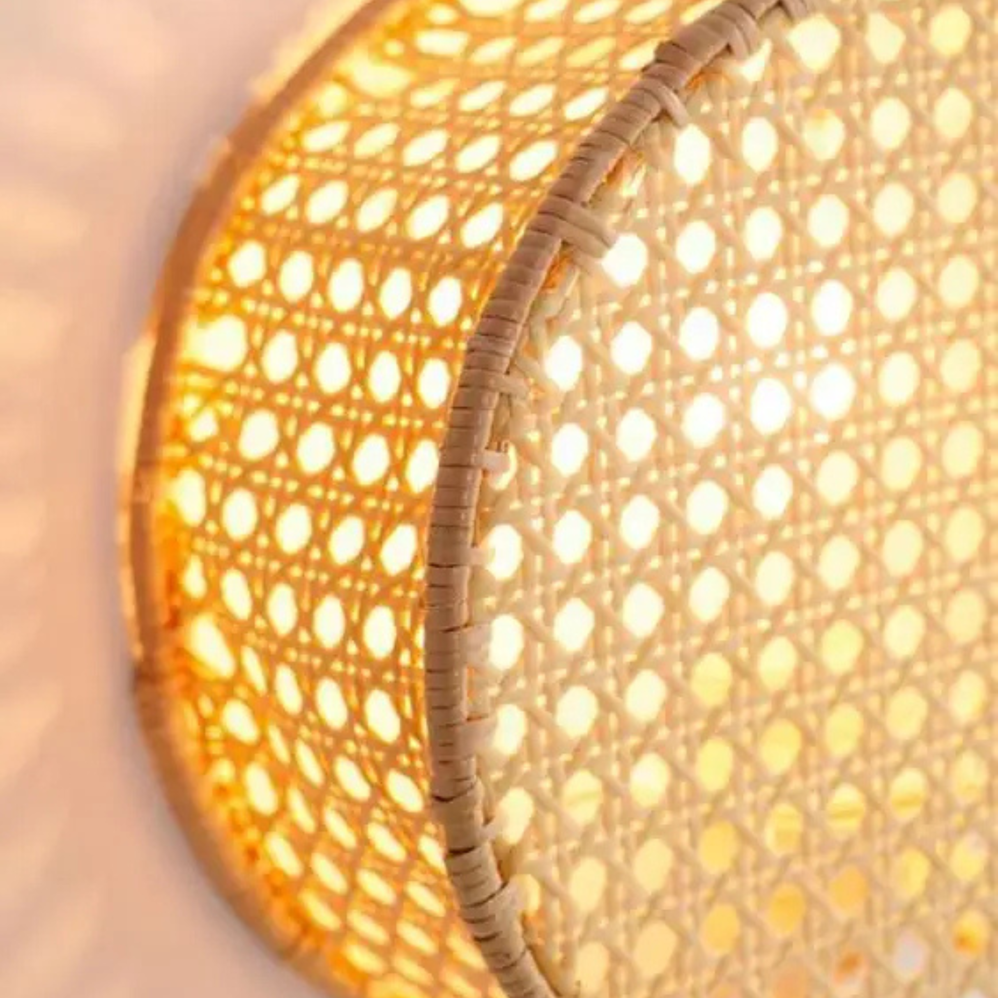 Cane Round Wall Lamp LP-54